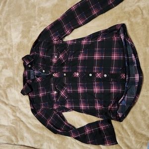 Polly & Esther plaid shirt
